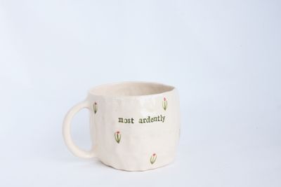 &#39;Most ardently&#39; Tulips Mug