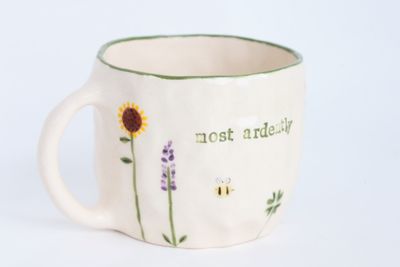 &#39;Most ardently&#39; wildflower Mug