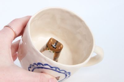 Kitty Cat Mug - tabi cat