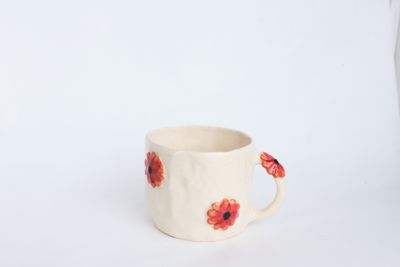Red Flower Mug