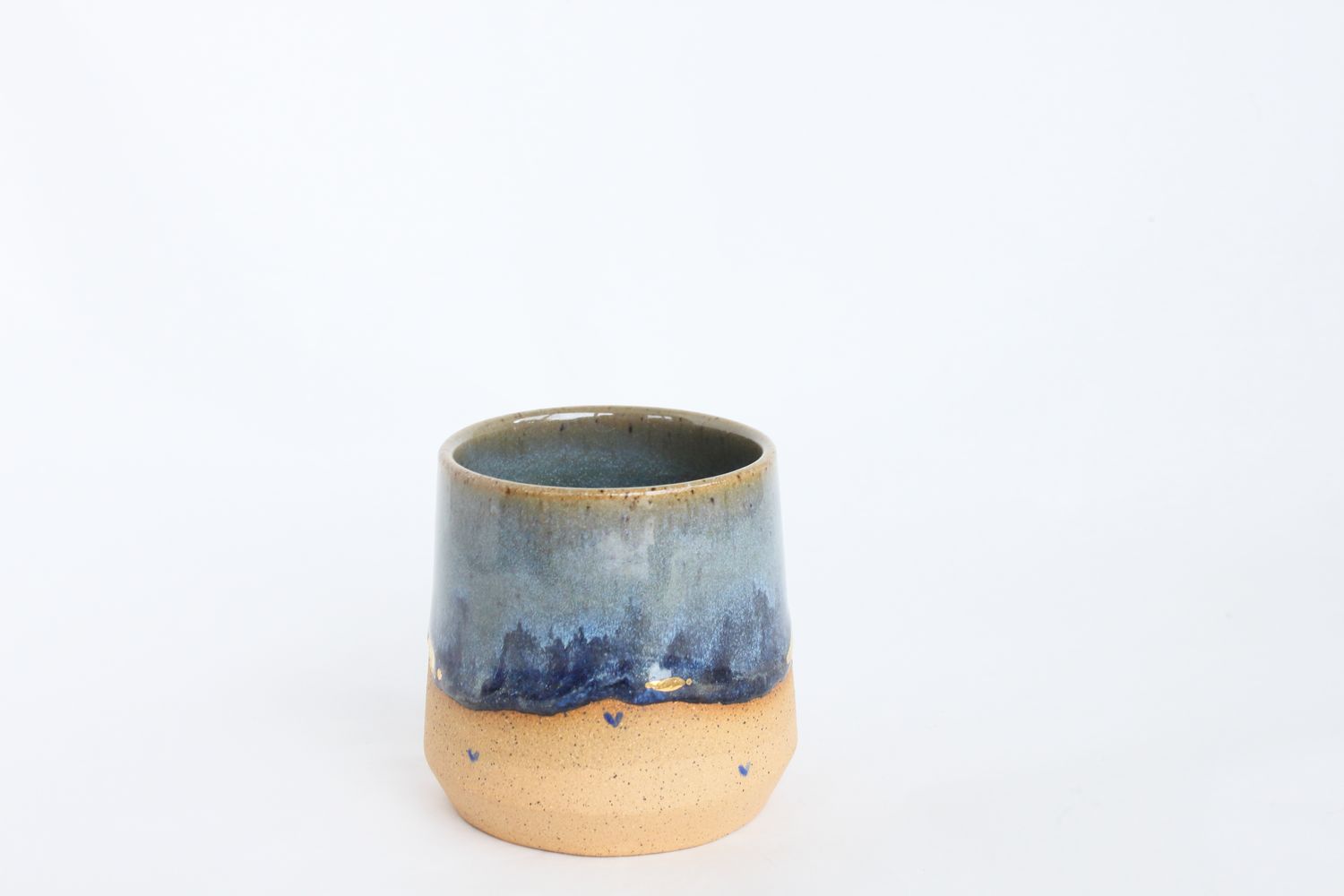 Speckled Golden Periwinkle Cup