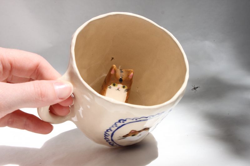 Kitty Cat Mug - Tabi cat