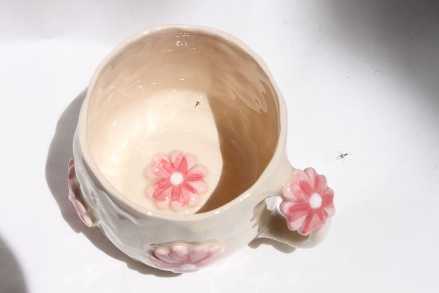 Pink Flower Mug
