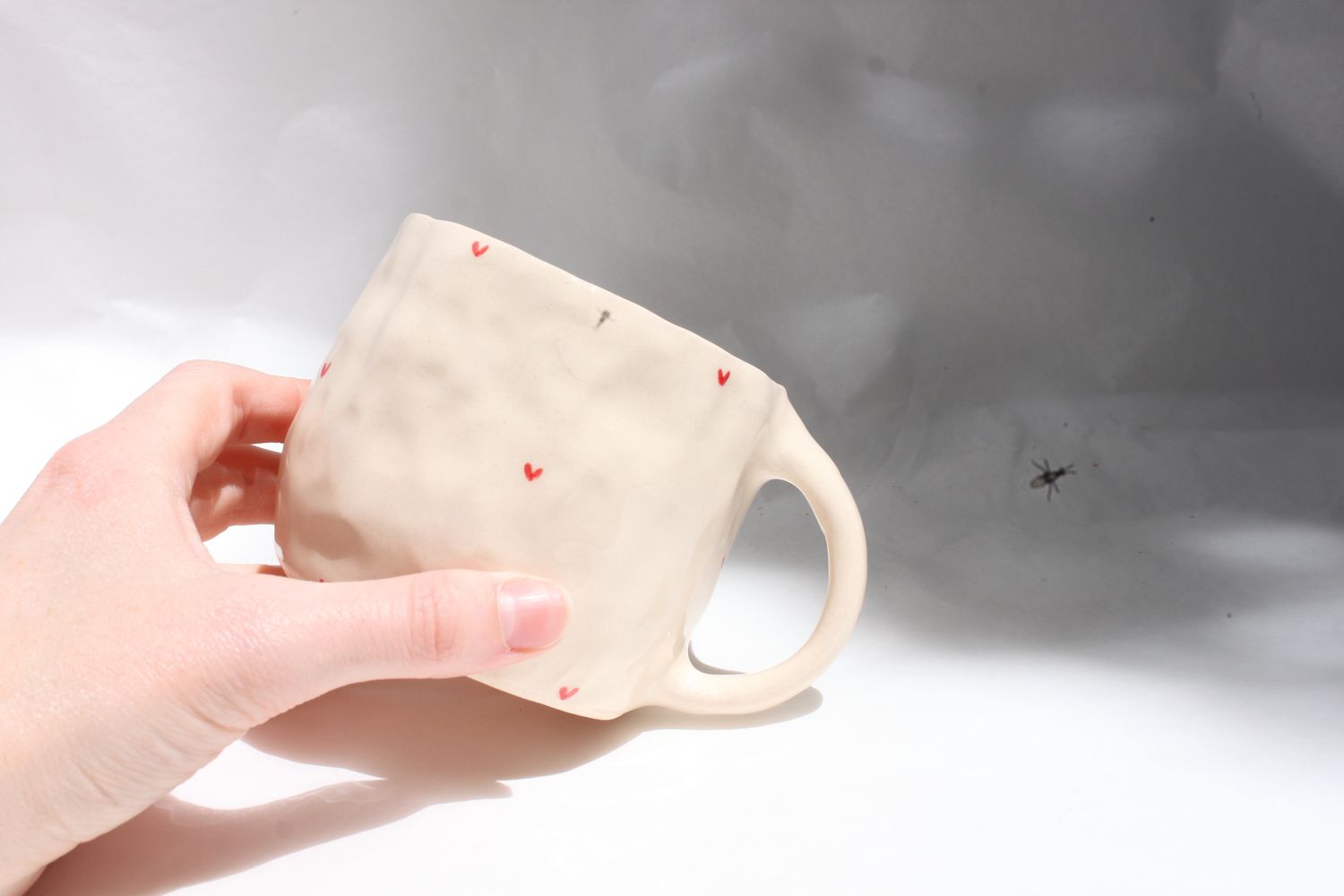 Love Mug - hand pinched
