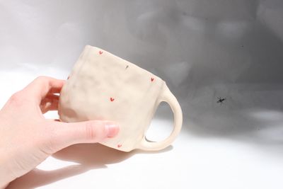 Love Mug - hand pinched