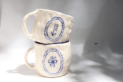 Blue Lace Mug