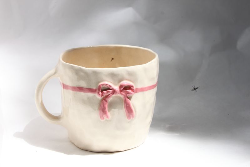 Pink bow Mug