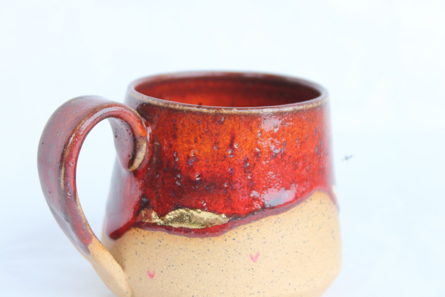 Speckled Golden Molten Mug