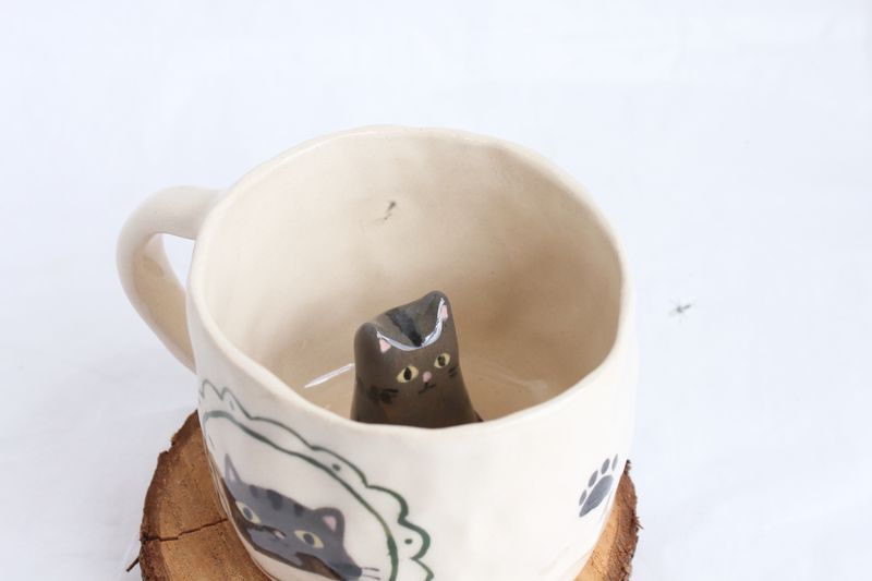 Kitty Cat Mug - Tabi cat