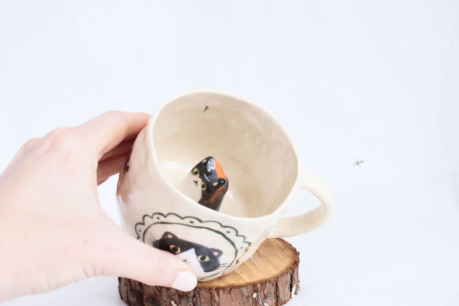Kitty Cat Mug - Tortie cat