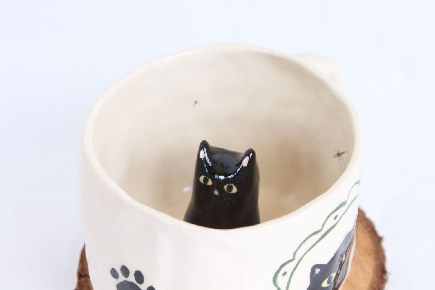 Kitty Cat Mug - Black cat