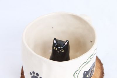 Kitty Cat Mug - Black cat