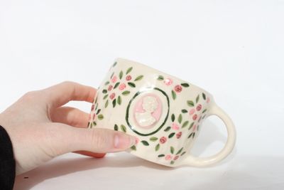 Rose Cameo Mug