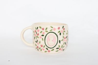 Rose Cameo Mug