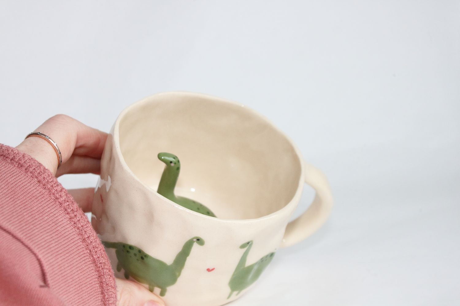 Green Dino Mug