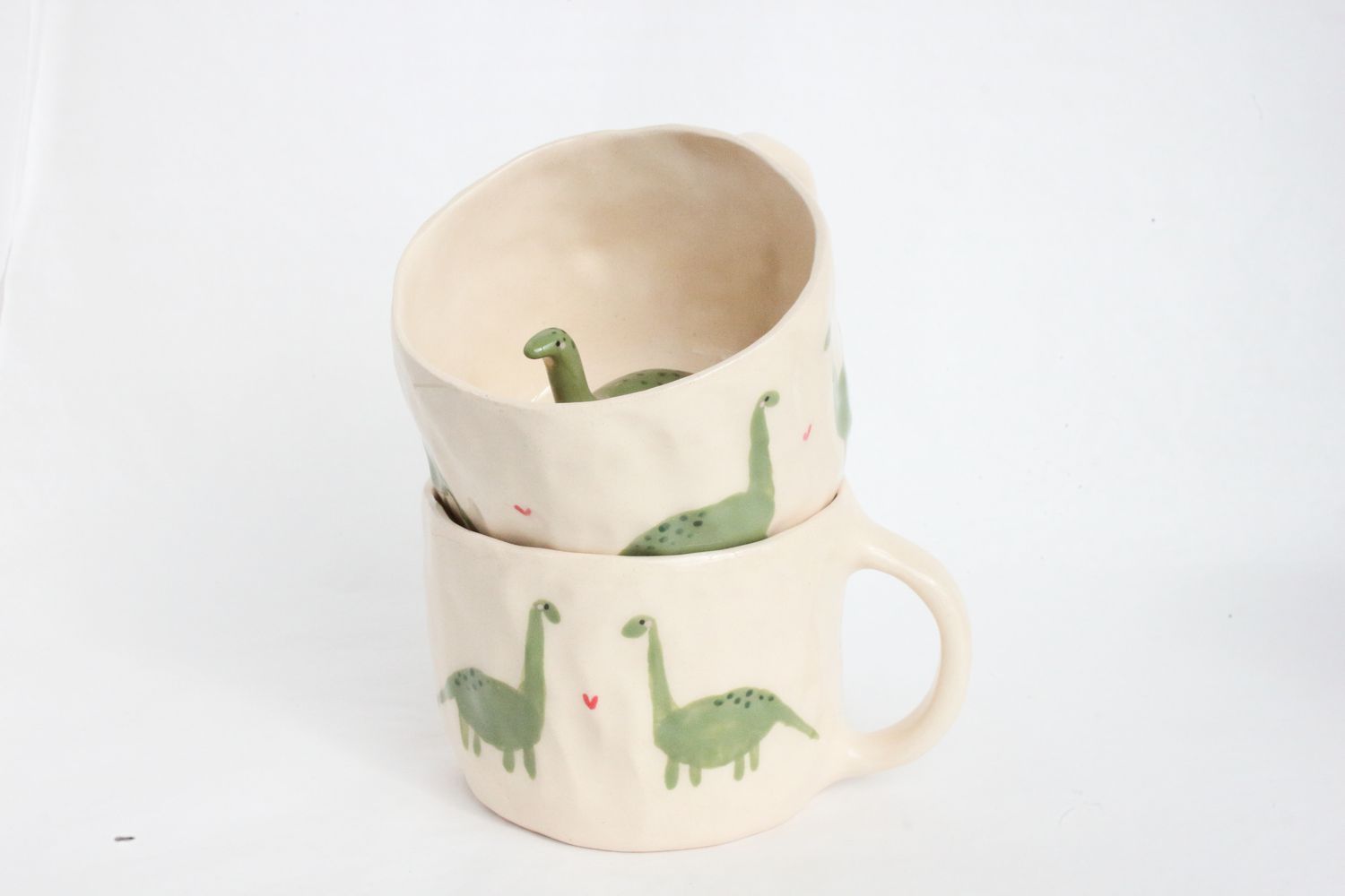 Green Dino Mug