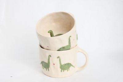 Green Dino Mug