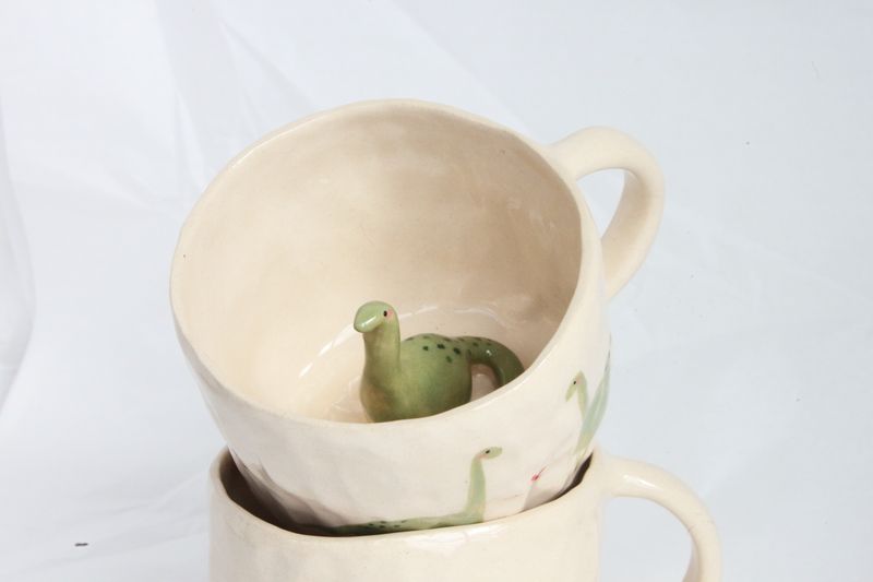 Green Dino Mug
