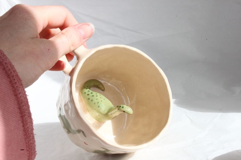 Green Dino Mug