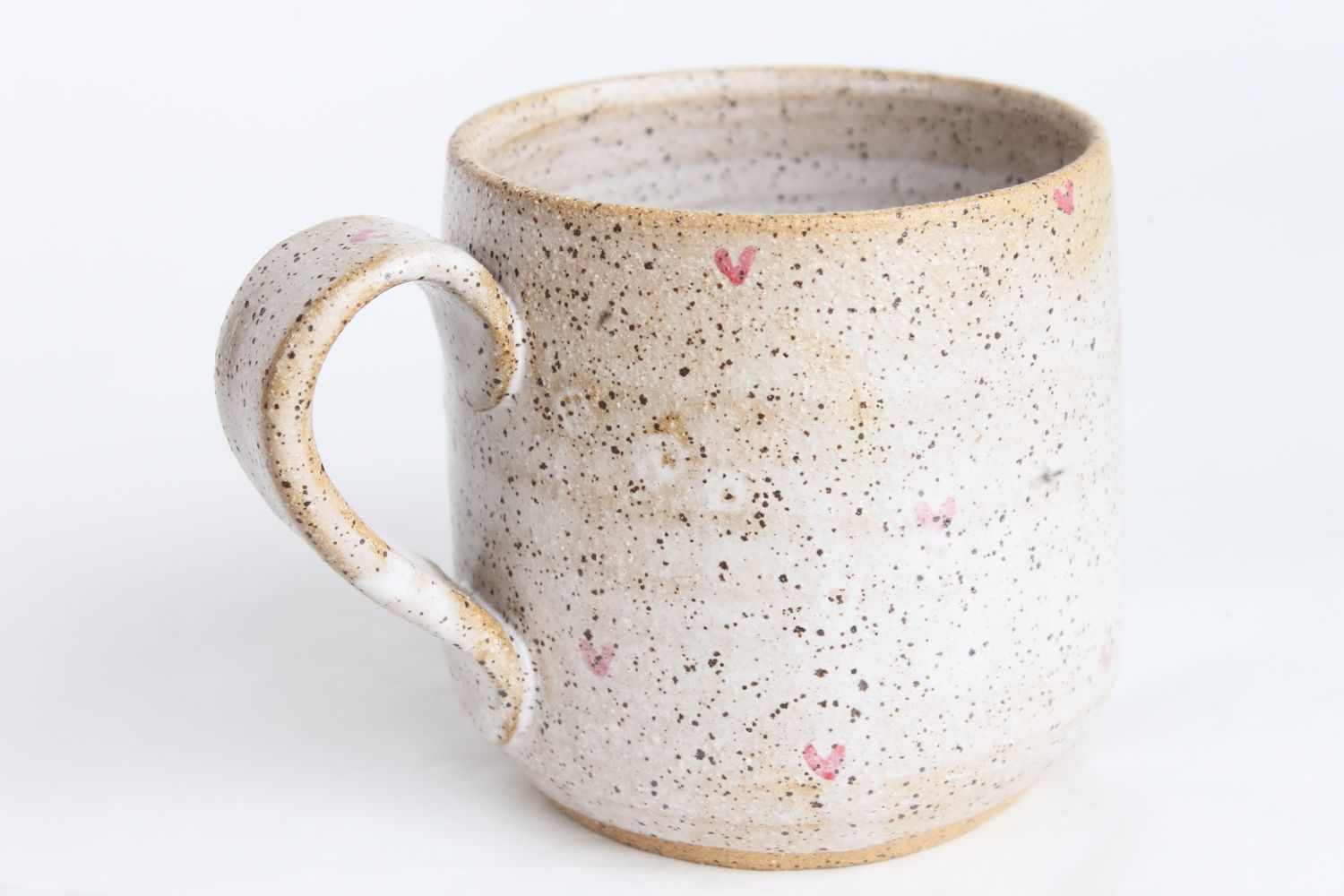 Speckled love mug