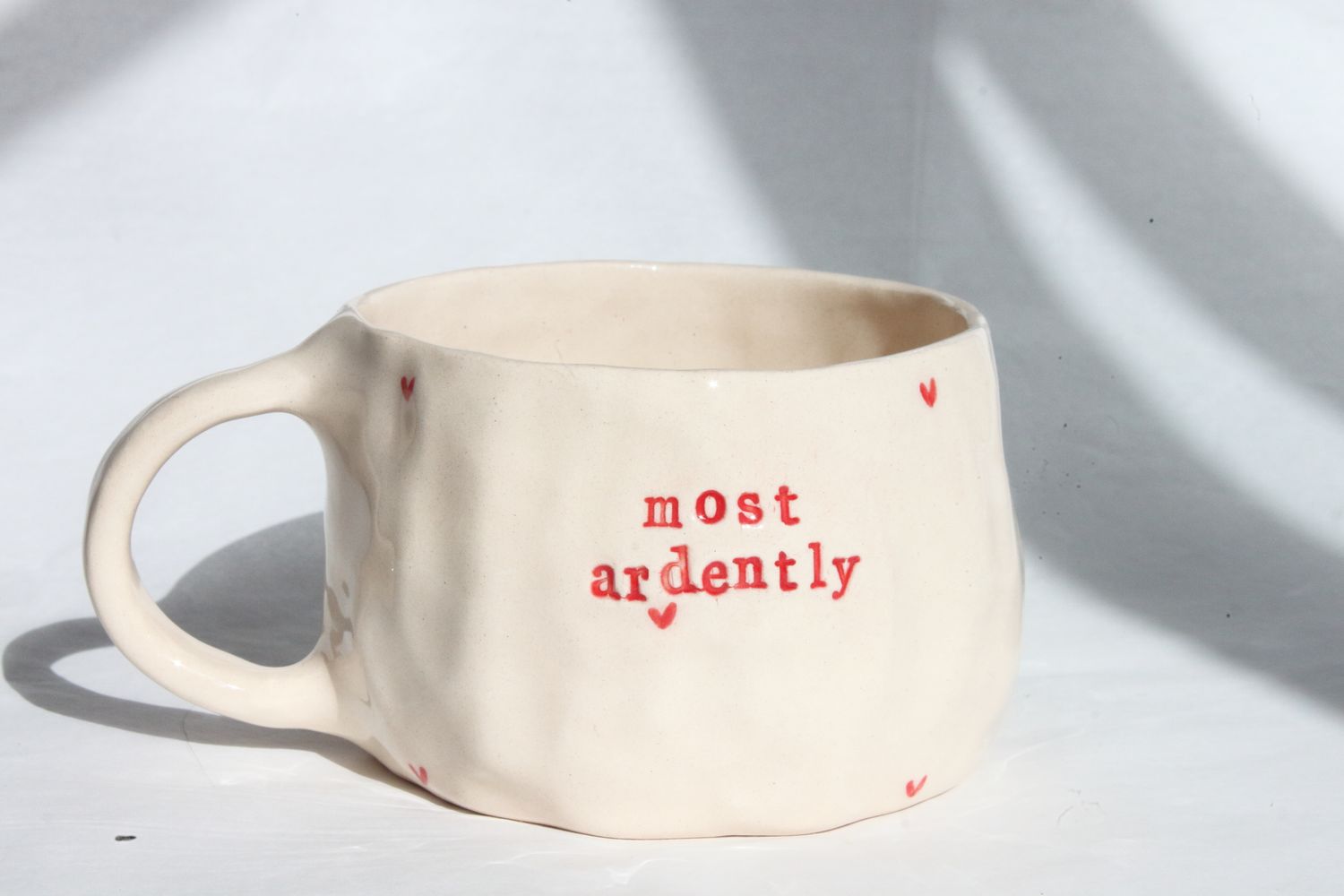 'most ardently' - hearts
