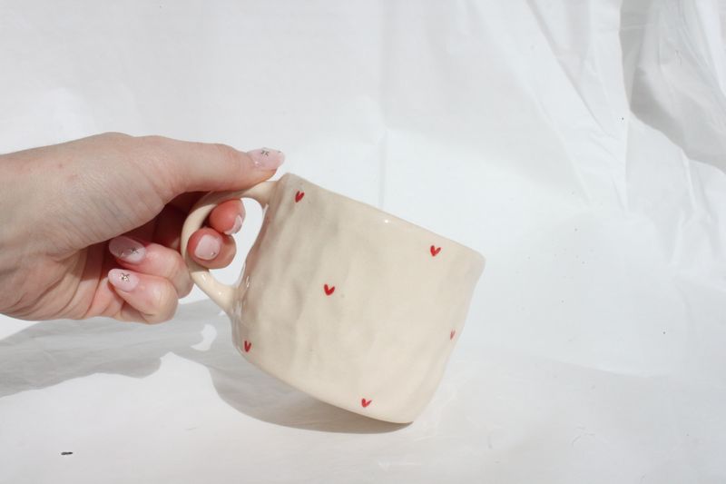 Love Mug - hand pinched