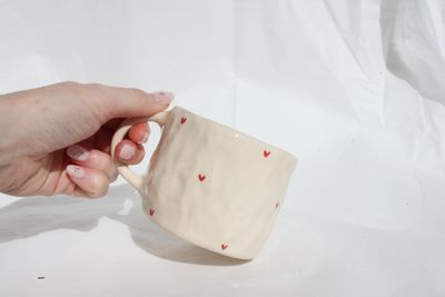 Love Mug - hand pinched