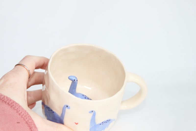 Blue Dino Mug