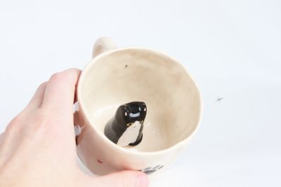 Kitty Cat Mug - Tuxedo cat