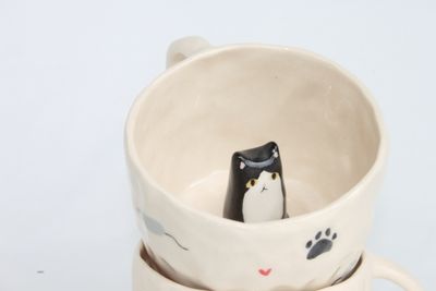 Kitty Cat Mug - Tuxedo cat