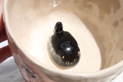 Kitty Cat Mug - Black Loaf cat