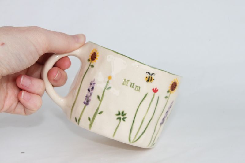 'Mum' mug - wildflowers