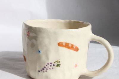 Bread and Grapes Mug