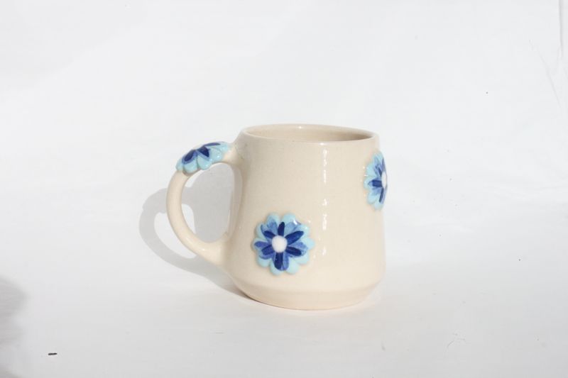 Blue Flower Mug