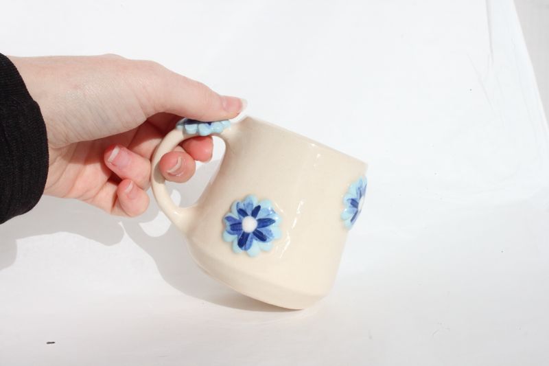 Blue Flower Mug
