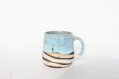 Blue Marbled Mug
