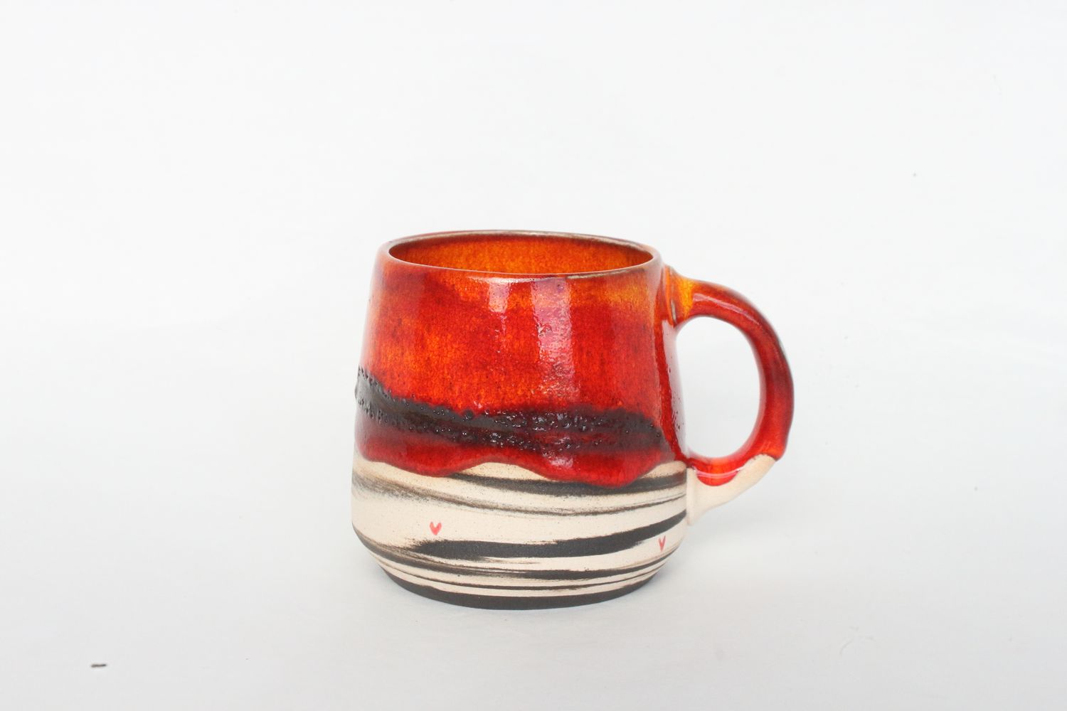 Marbled Red Mug