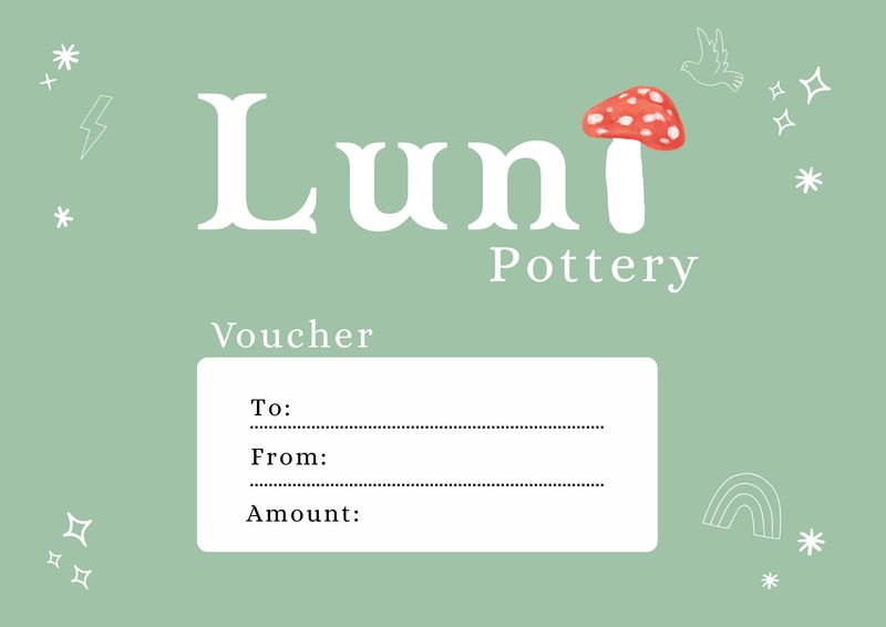 Luni Pottery Gift Card / Voucher