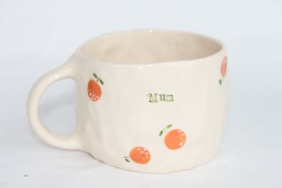 'Mum' mug - mandarins