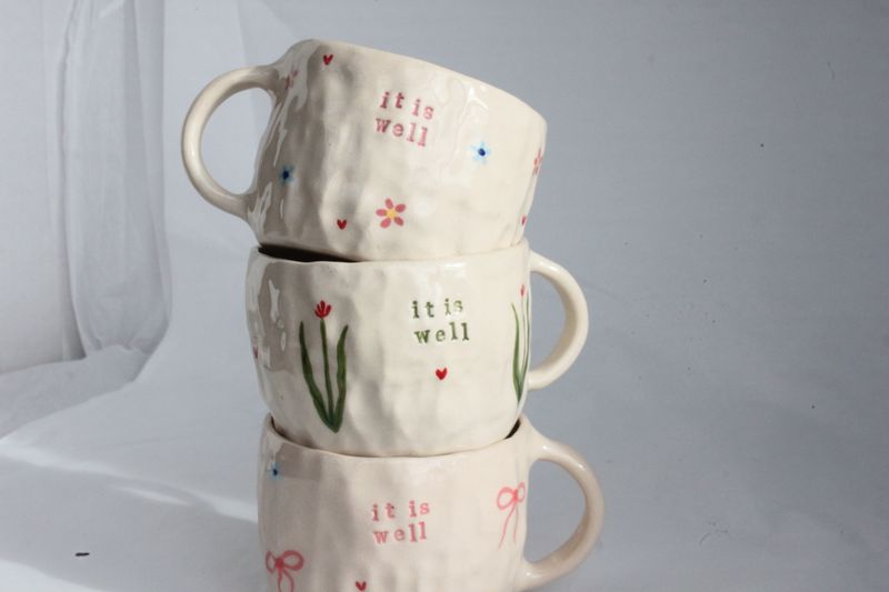 'it is well' mug