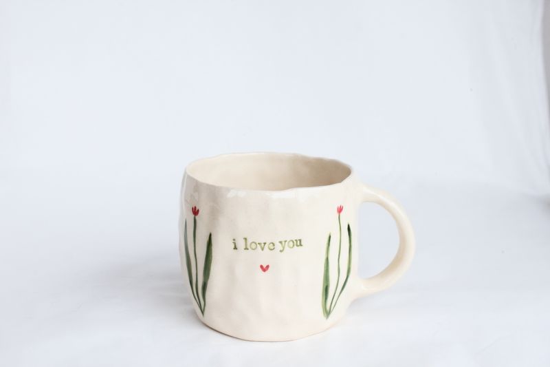 'i love you' - tulips