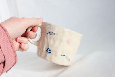 Kitty cat mug - Persian loaf cat