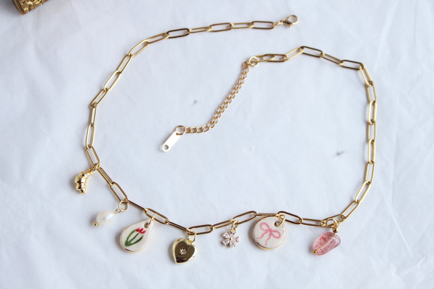 Pinks Charm Necklace