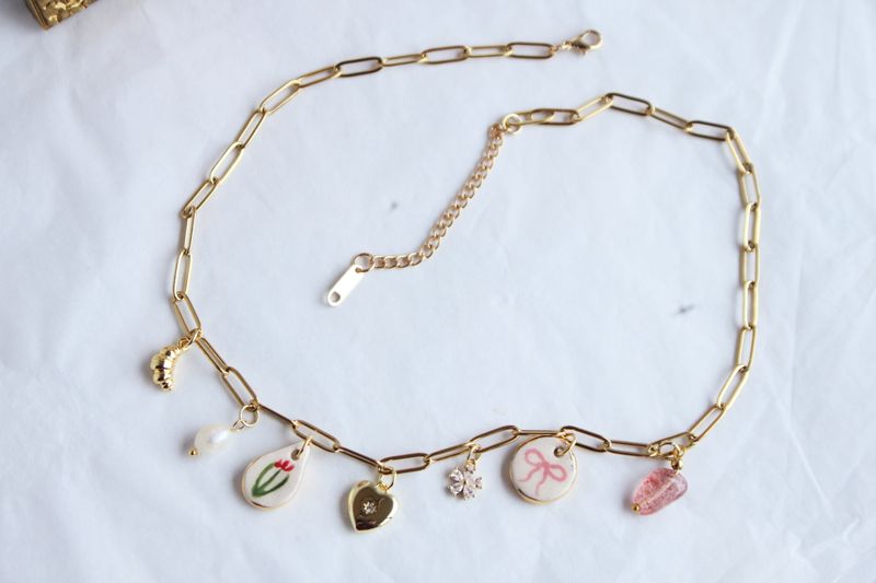 Pinks Charm Necklace
