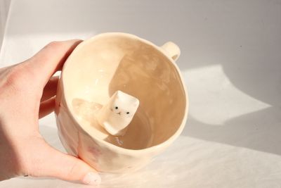 Kitty Cat Mug - White cat