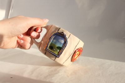 Gallery Mug - Sheep, strawberries, Starry night &amp; mushroom