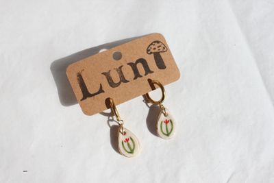 Tulip Teardrop Earrings