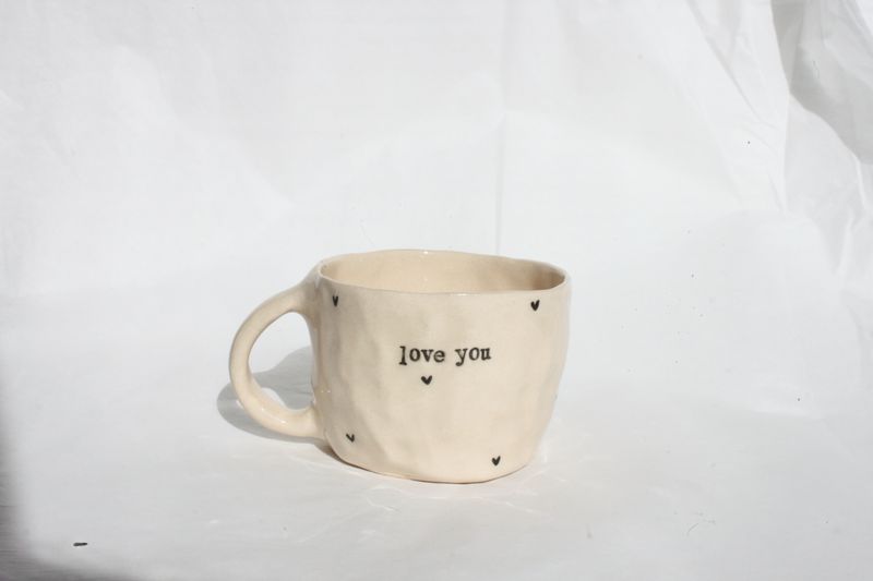 'love you' - black hearts