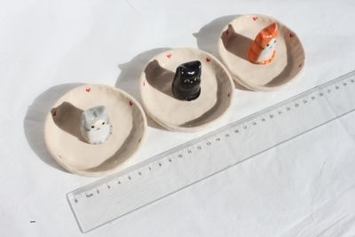 Kitty cat trinket dish