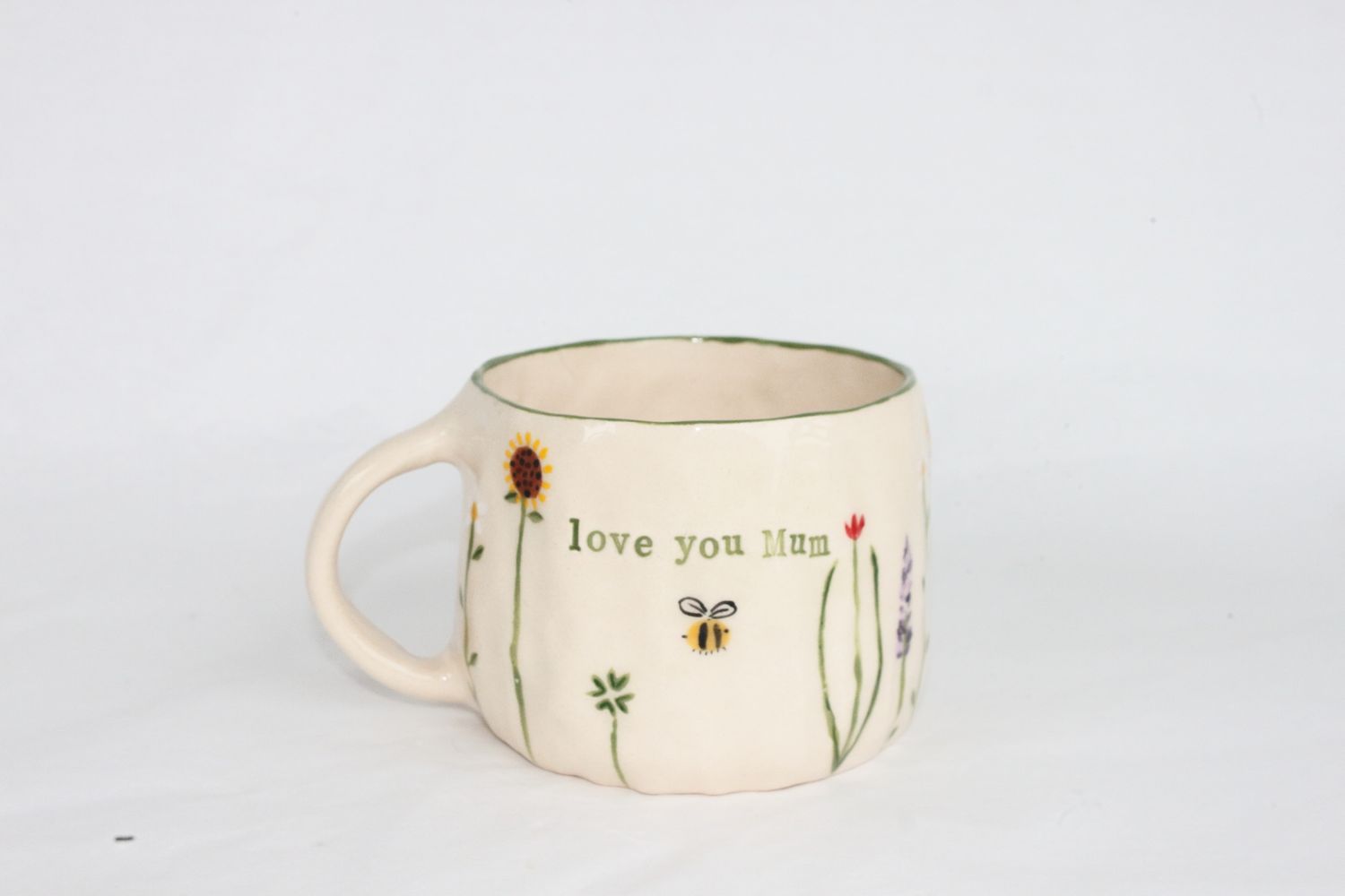 'Love you Mum' Mug - Wildflowers